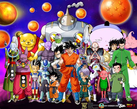 imagenes de todos los personajes de dragon ball super|dragon ball super screensaver.